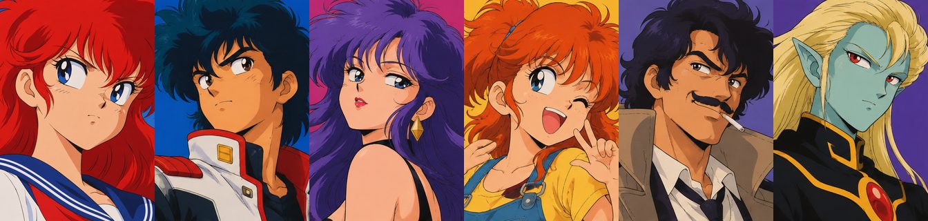 The six pilots of Seraph Zero