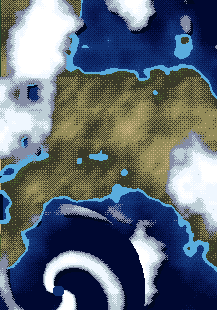 Stage 5: the planet seen from orbit
