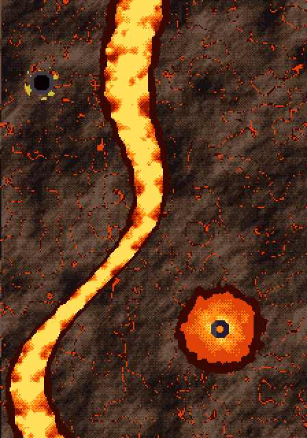Stage 6: lava fields